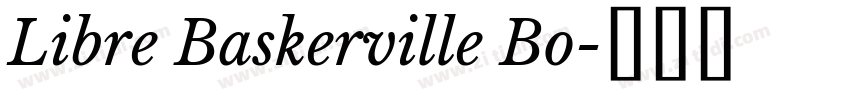 Libre Baskerville Bo字体转换